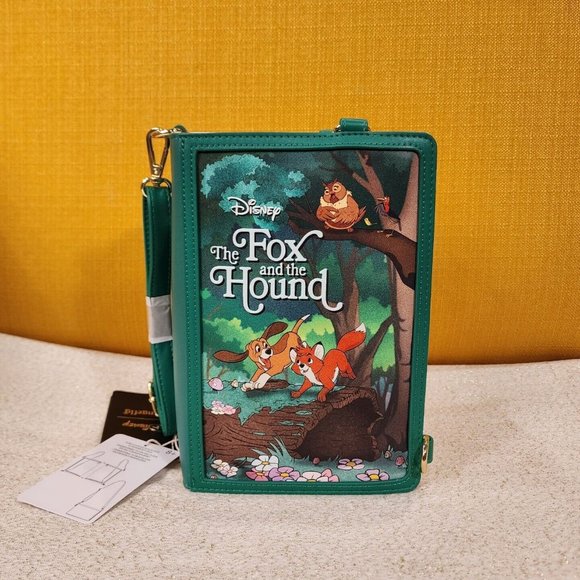 Loungefly Disney Fox and The Hound Classic Story Book Convertible Mini Backpack - Picture 13 of 13